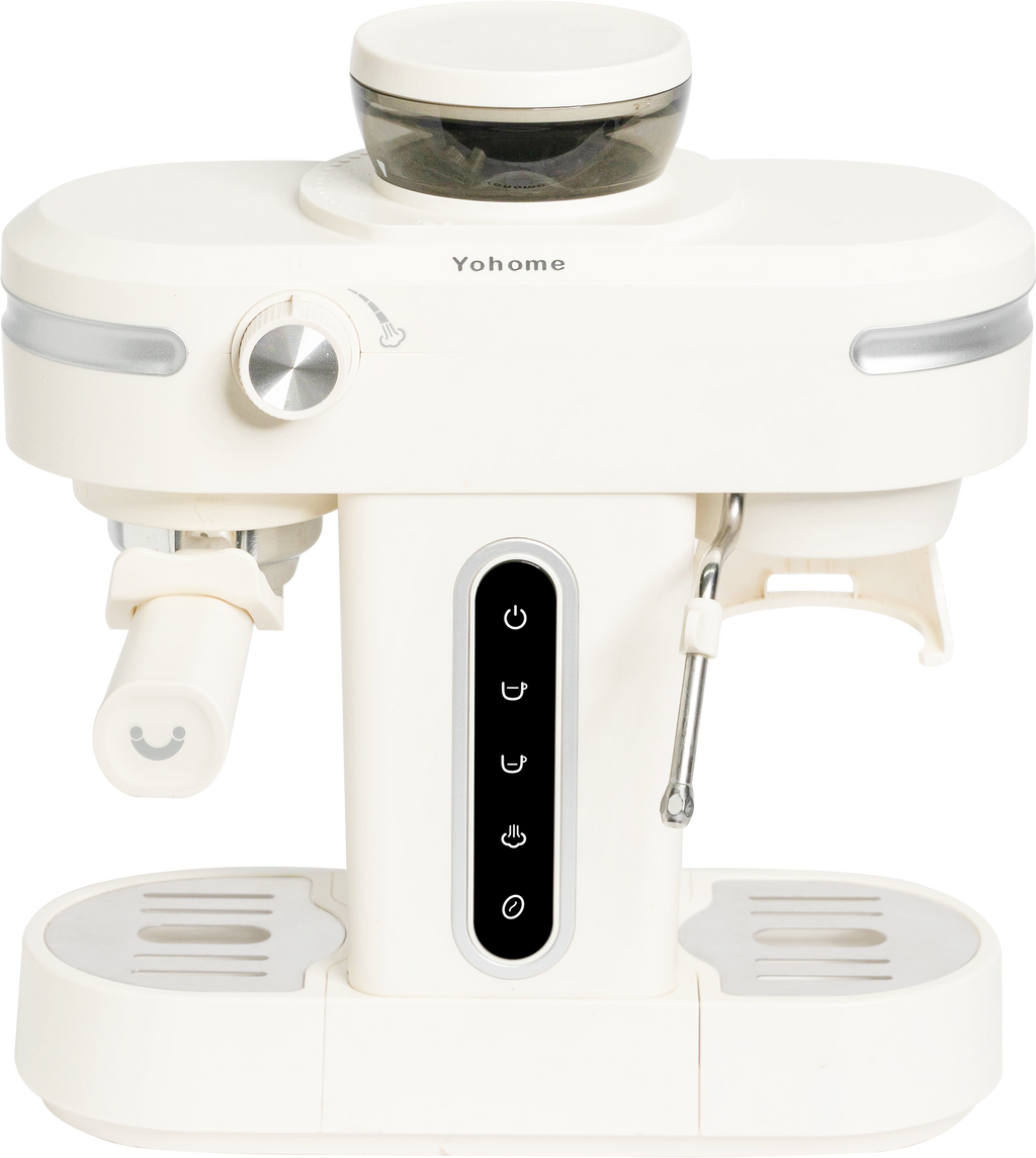 「Good Morning 咖啡機」 - Yohome 迷你專業級現磨鮮萃奶泡3合1半自動家庭意式咖啡機 (預訂貨品，1月28日送出)