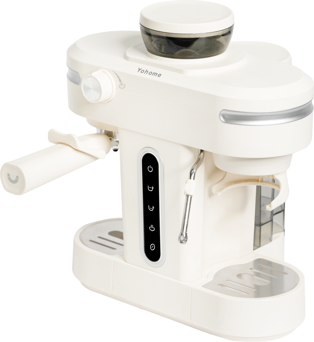 「Good Morning 咖啡機」 - Yohome 迷你專業級現磨鮮萃奶泡3合1半自動家庭意式咖啡機 (預訂貨品，1月28日送出)