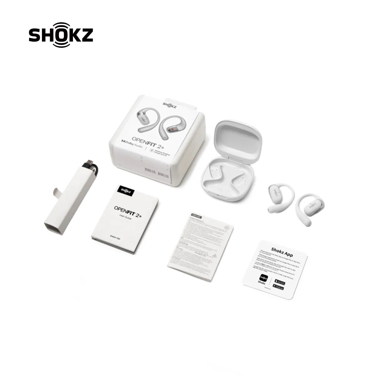 「好似冇戴」耳機第三代 - Shokz OpenFit 2 開放式藍牙耳機 ***另送Shokz 超薄輕便隨身包/索繩袋及 JisuLife Life10 小風炮