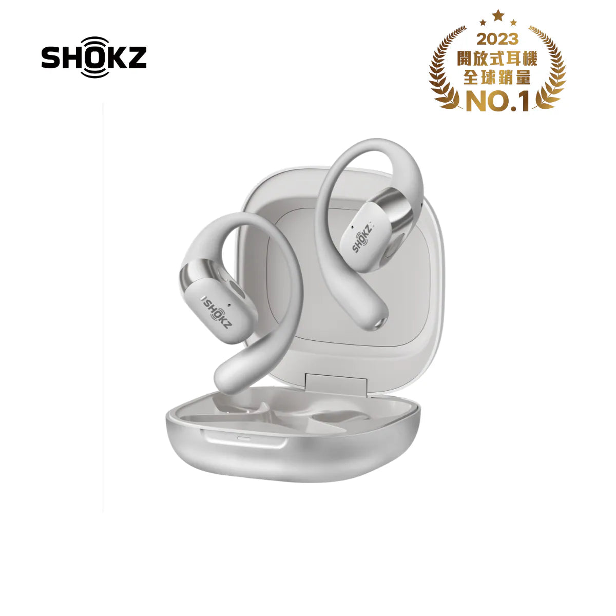 「好似冇戴」耳機第三代 - Shokz OpenFit 2 開放式藍牙耳機 ***另送Shokz 超薄輕便隨身包/索繩袋及 JisuLife Life10 小風炮