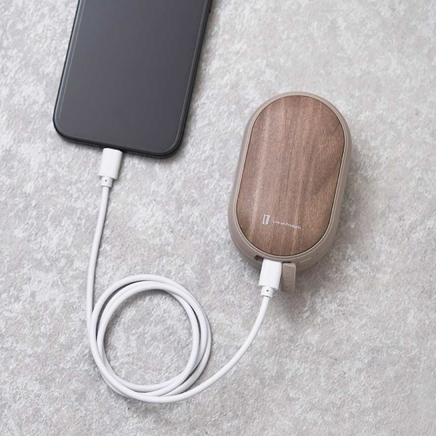 Life on Products LCAEA007 分體式外置行動電源鏡面暖手寶 (預訂貨品，1月14日送出)